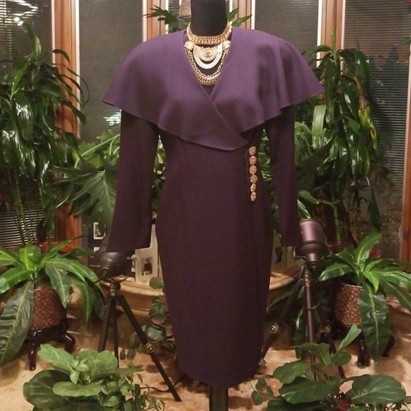 Vintage | Dresses | Vintage Beau David Sheathwrap Dress Size 8 | Poshmark